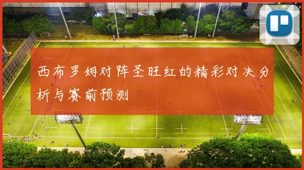 西布罗姆对阵圣旺红的精彩对决分析与赛前预测